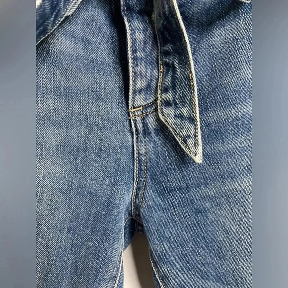 Lucky Brand -Sienna Slim Boyfriend jeans - Patch work and waist tie - 00/24 - Picture 8 of 15